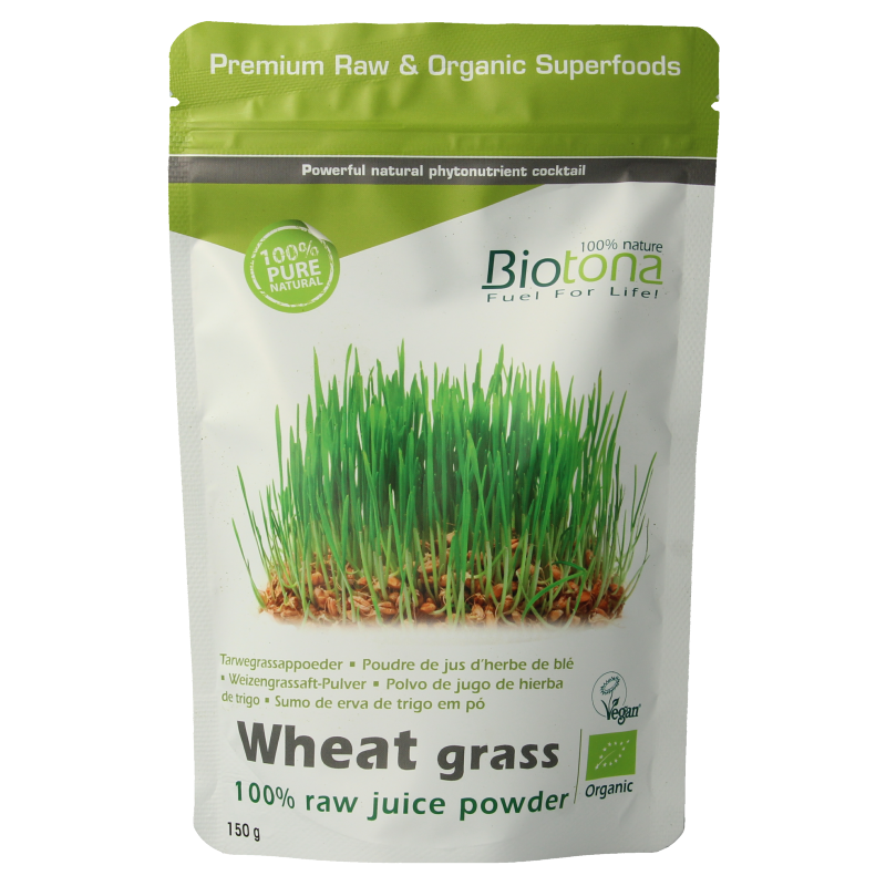 Biotona Wheat grass raw bio 150 Gram