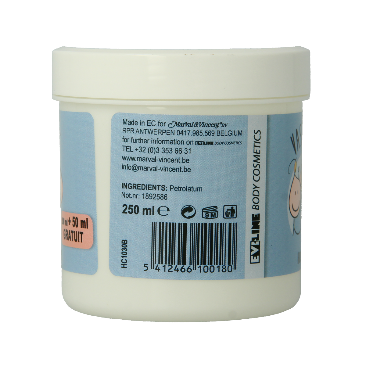 Evi Line Vaseline 250.00 Milliliter