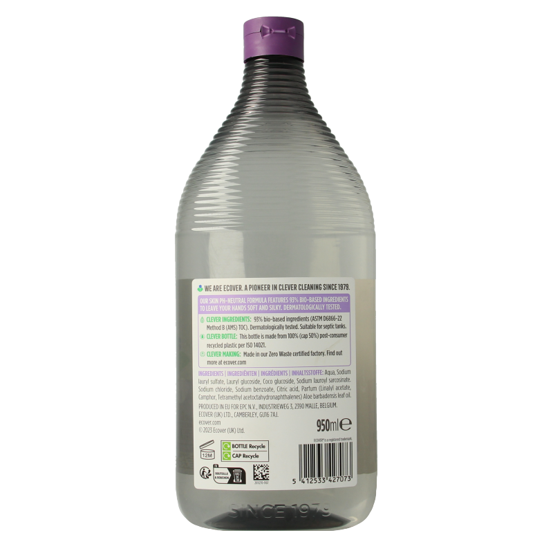 Ecover Handzeep lavendel 950.00 Milliliter