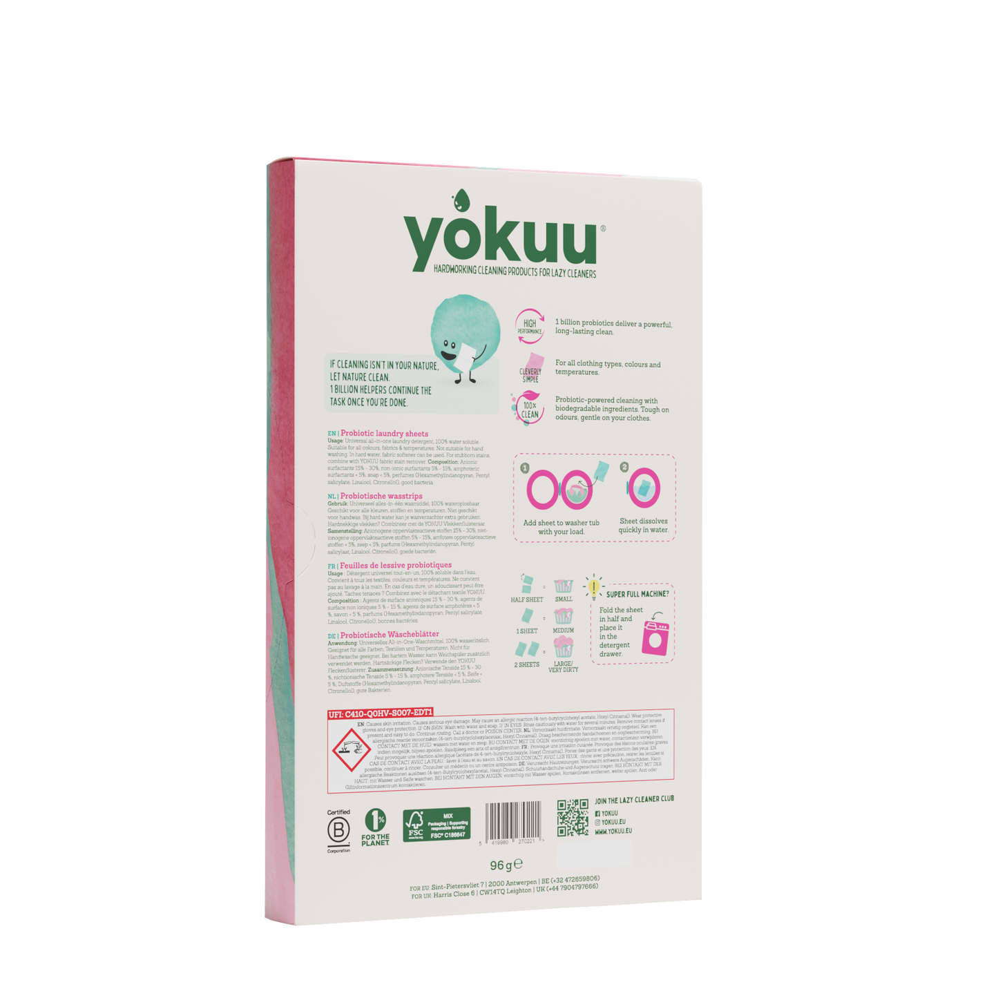 Yokuu Wasstrips summer flowers 96.00 Gram