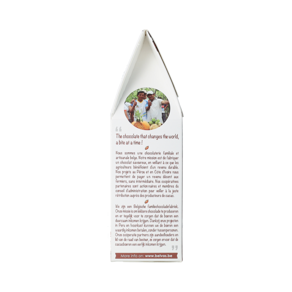 Belvas Puur met licht gezouten caramel bio 100.00 Gram