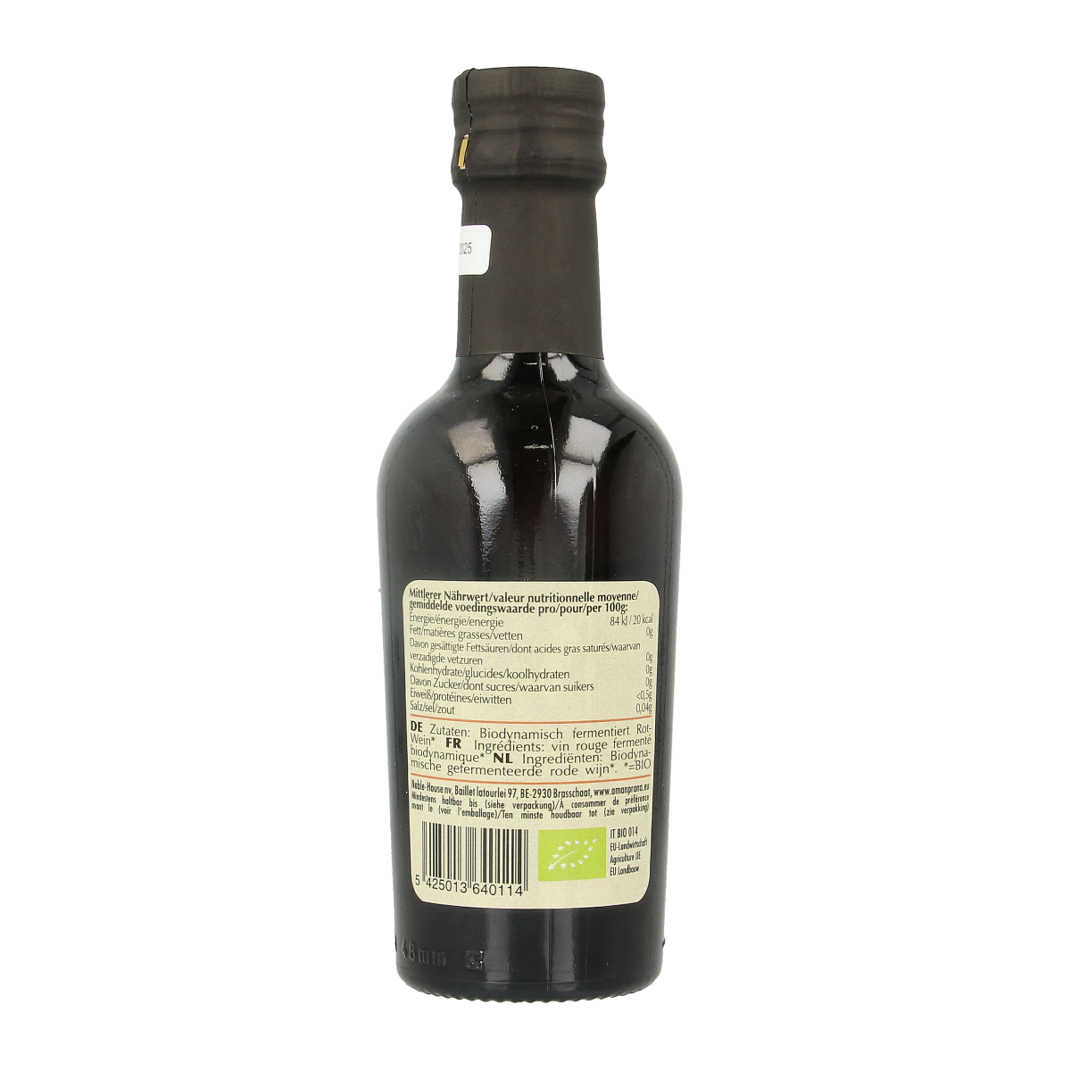 Amanprana Deluxe rode wijnazijn bio 250.00 Milliliter