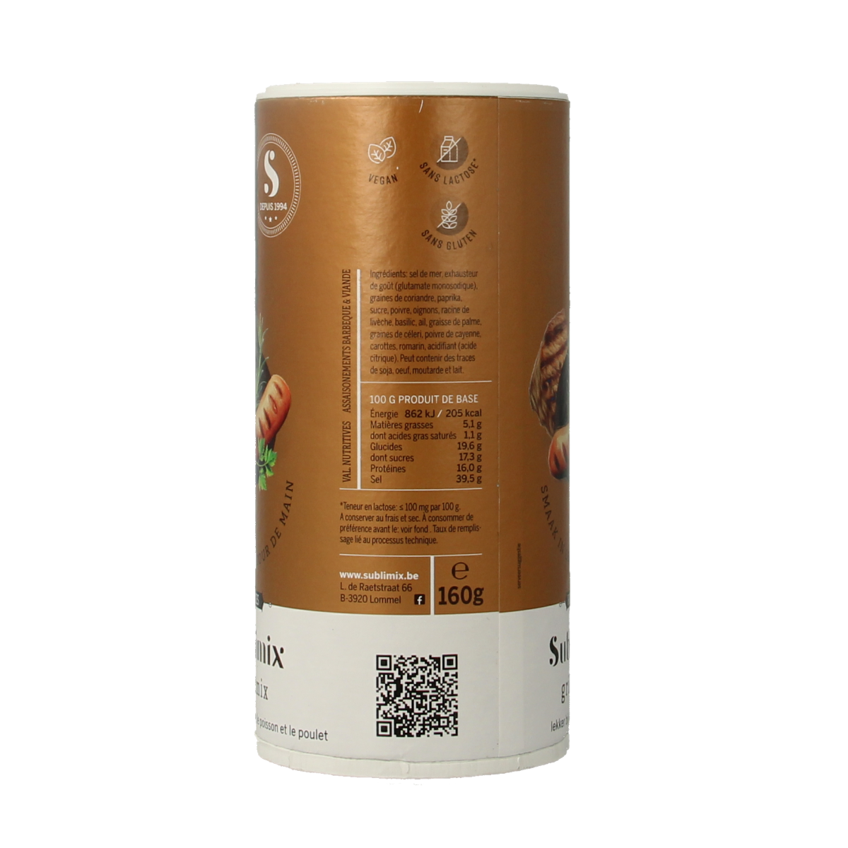 Sublimix Grillfix glutenvrij 160.00 Gram