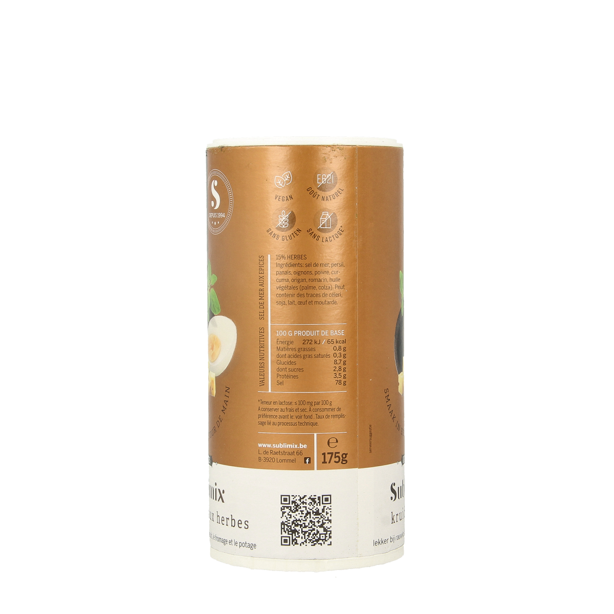 Sublimix Kruidenzout glutenvrij 175.00 Gram