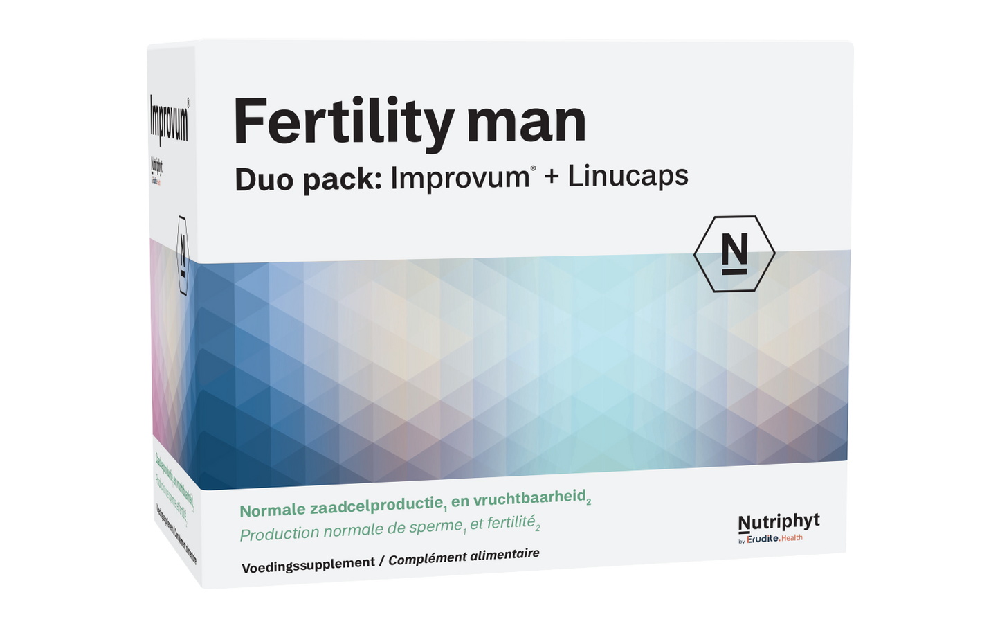 Nutriphyt Fertility man duo 2 x 60 capsules 120 Capsules