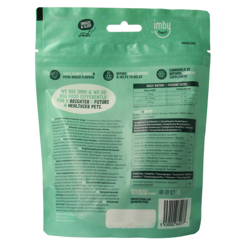 Imby Pet Food Hondensnack biscuit plantaardig 100 Gram