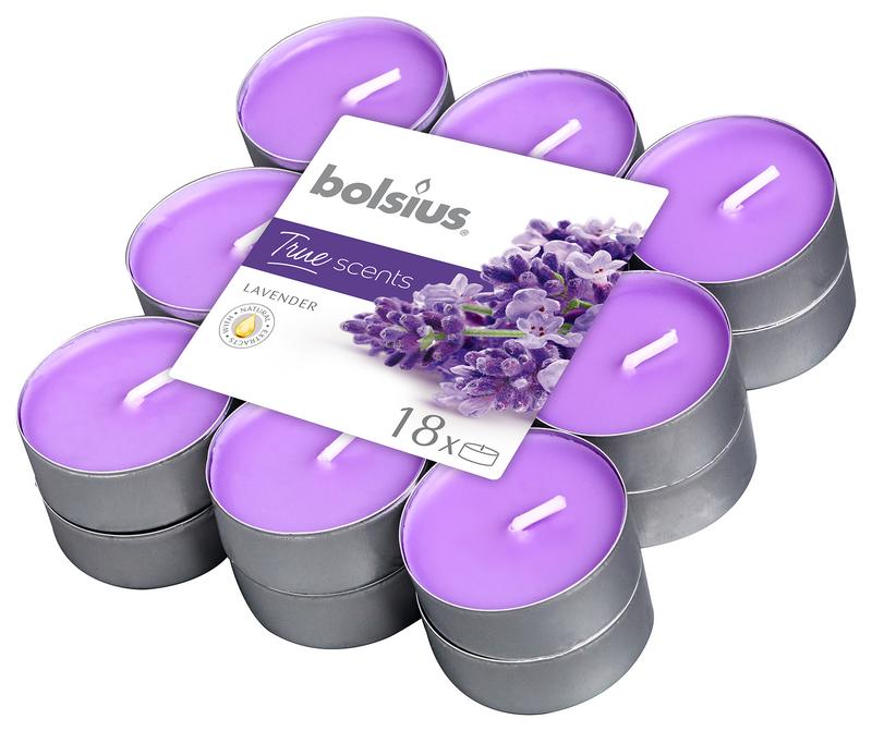 Bolsius True Scents theelichten lavendel 18.00 Stuks