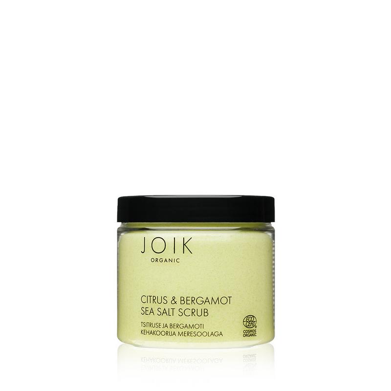 Joik Organics Citrus & bergamot sea salt scrub organic vegan 240.00 Gram