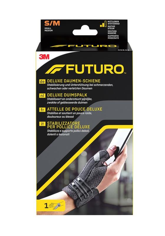 Futuro Deluxe duimspalk maat S/M zwart 1.00 Stuks