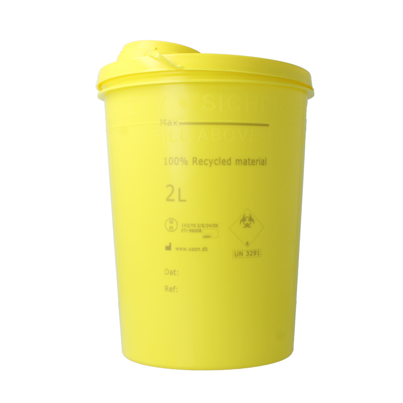 Blockland Naalden container large geel 2 Liter