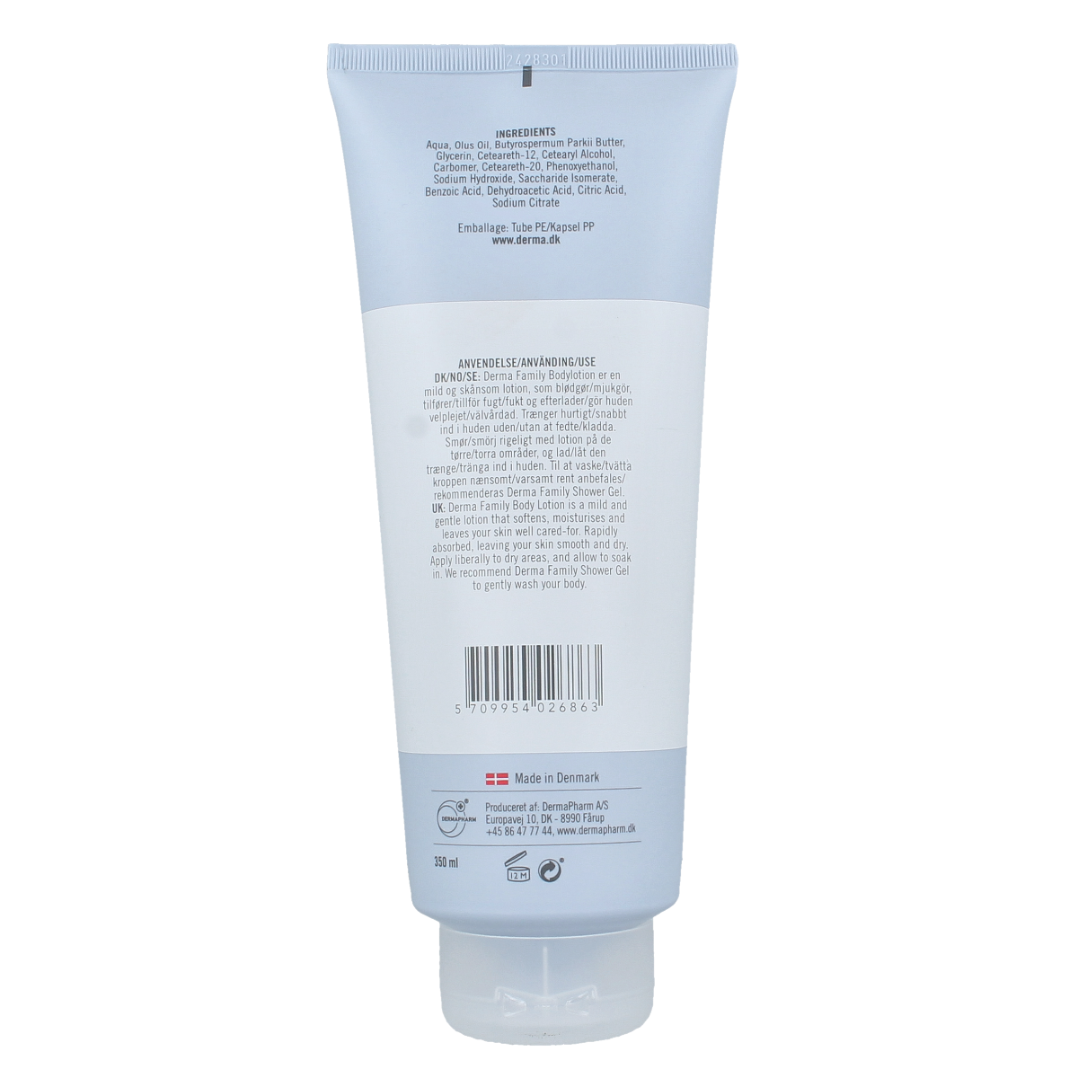 Derma Family bodylotion 350.00 Milliliter