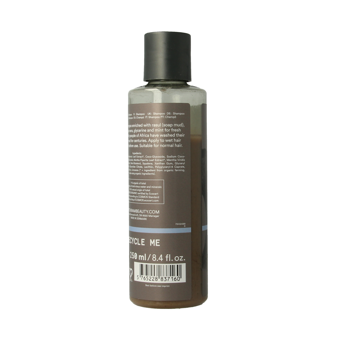 Urtekram Shampoo rhassoul 250.00 Milliliter