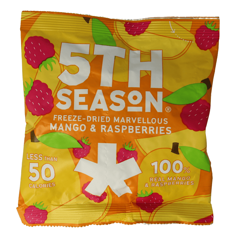 5th Season Freeze dried mango & raspberry 14 Gram - DrogistWereld