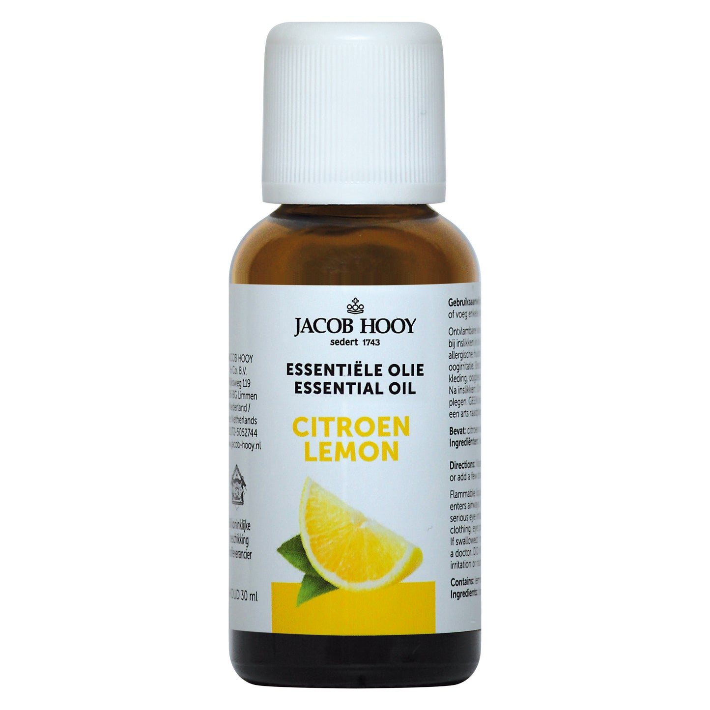 Jacob Hooy Citroen olie 30.00 Milliliter