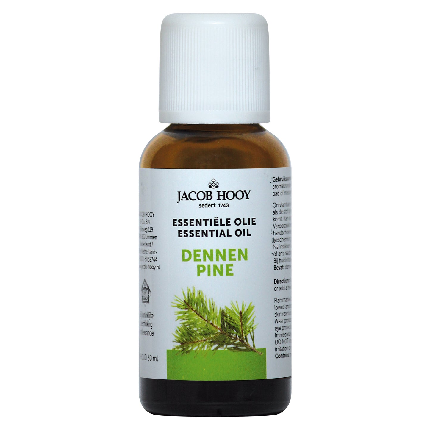 Jacob Hooy Dennen olie 30.00 Milliliter
