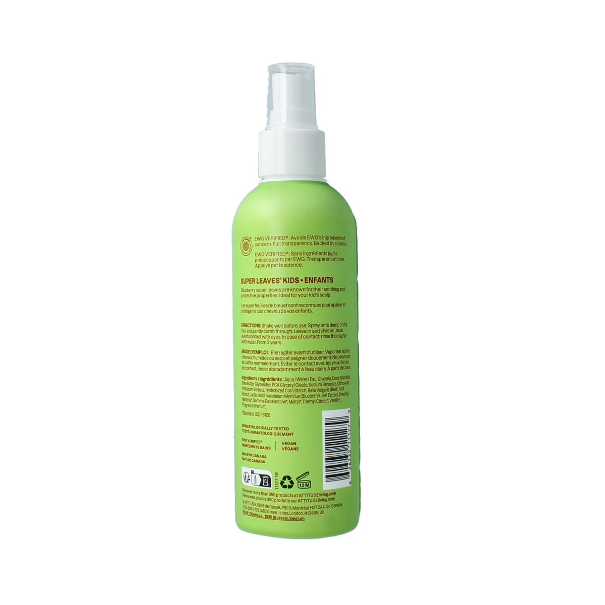 Attitude Hairspray little leaves antiklit watermeloen & ko 240.00 Milliliter