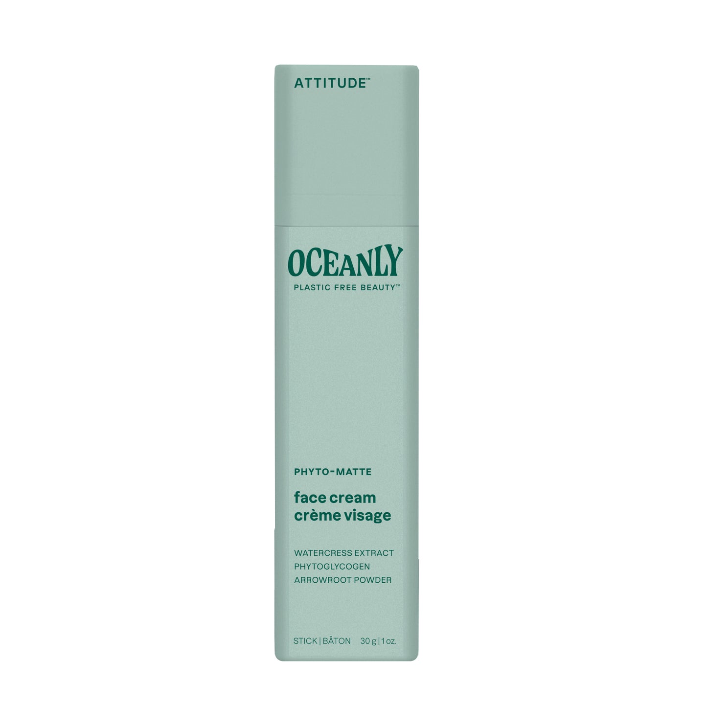 Attitude Oceanly phyto matte gezichtscreme stick 30.00 Gram