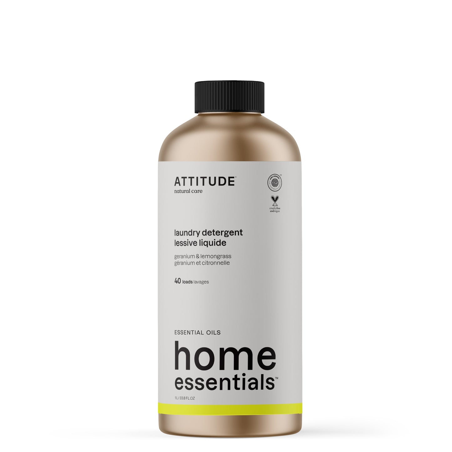 Attitude Wasmiddel geranium & citroengras 1 Liter