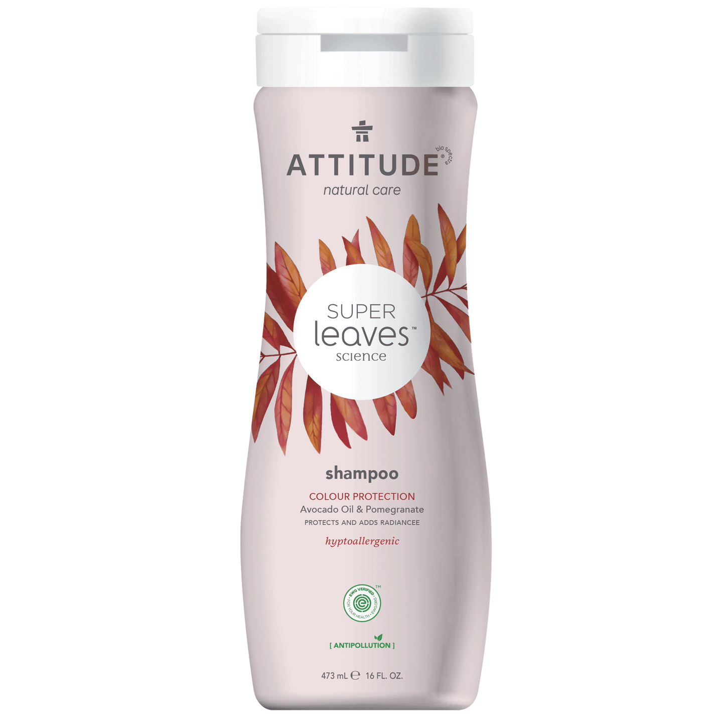 Attitude Shampoo super leaves kleur beschermend 473.00 Milliliter