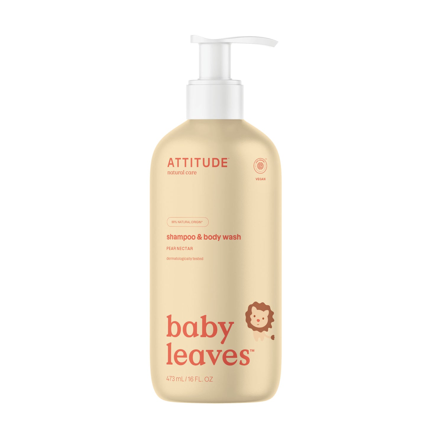 Attitude Shampoo 2 in 1 baby leaves pear nectar 473 Milliliter