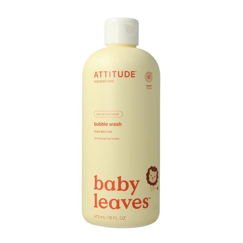 Attitude Bubbelzeep baby leaves pear nectar 473 Milliliter