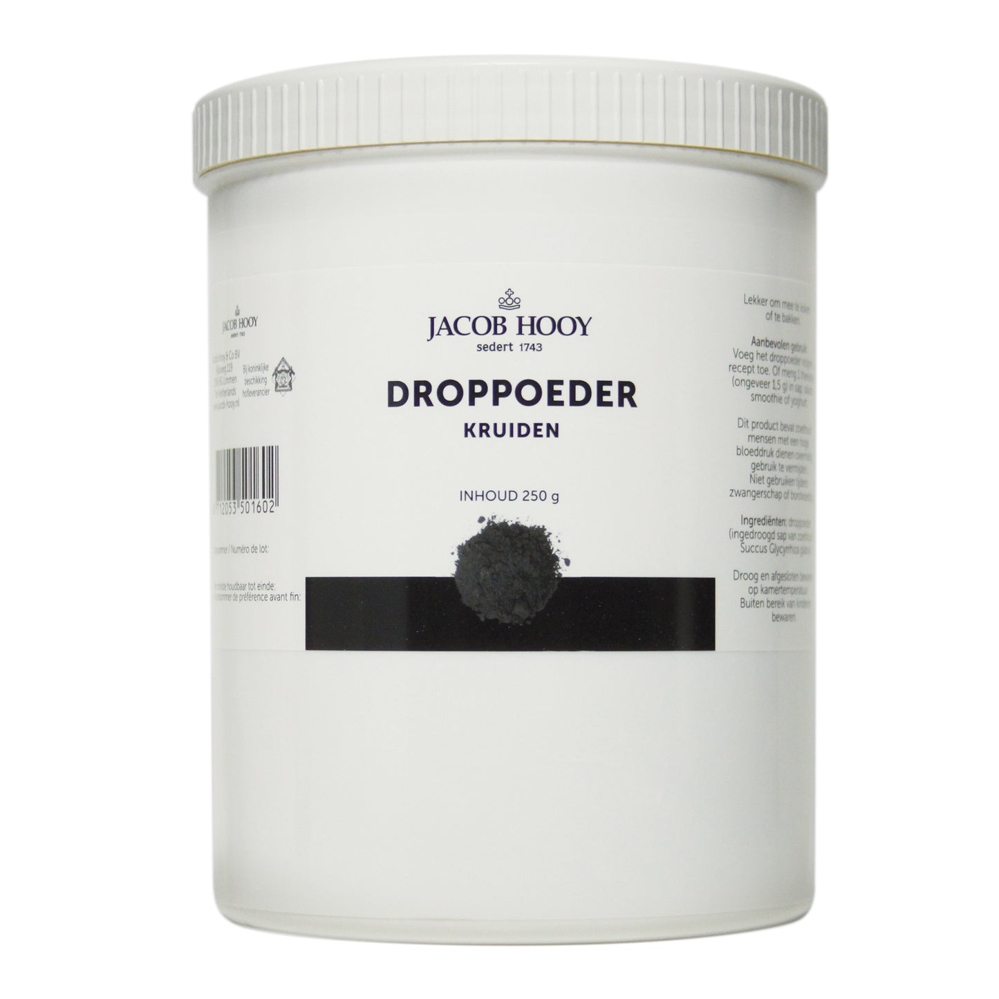 Jacob Hooy Droppoeder pot 250.00 Gram