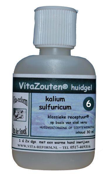 Vitazouten Kalium sulfuricum huidgel nr. 06 30.00 Milliliter