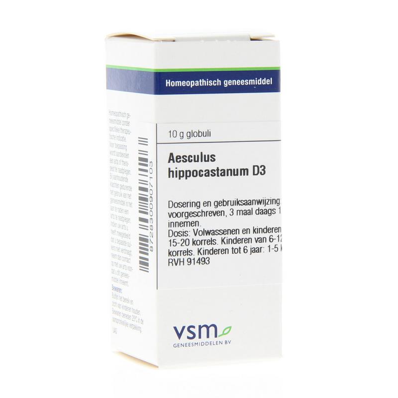 VSM Aesculus hippocastanum D3 10.00 Gram