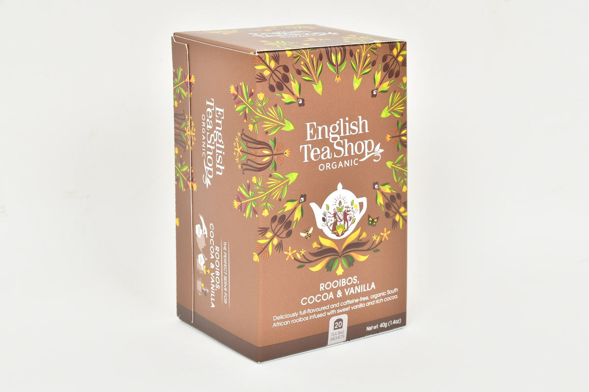 English Tea Shop Rooibos cacao & vanilla bio 20.00 Zakjes