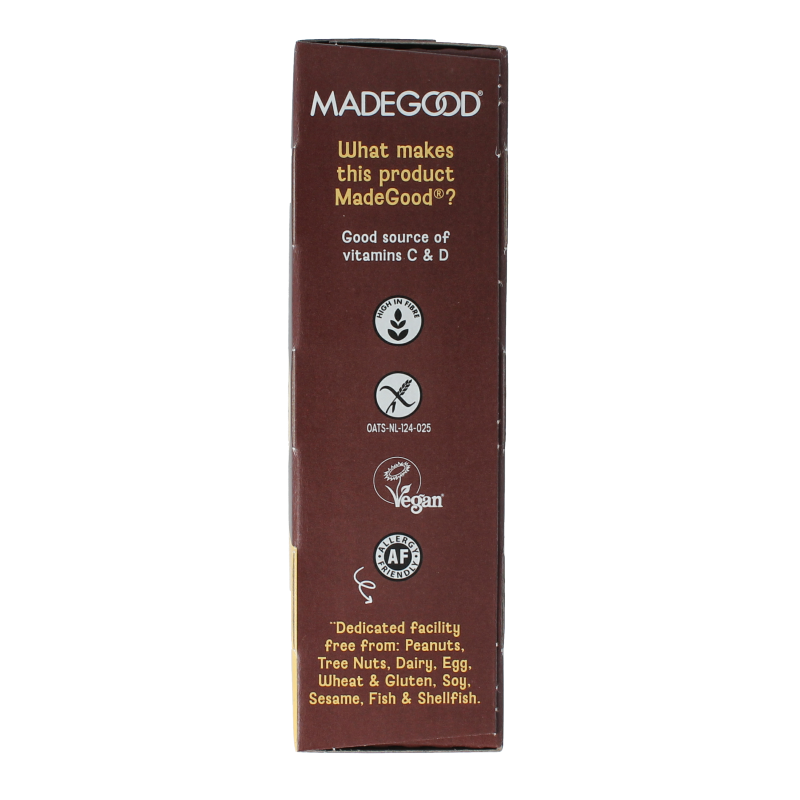 MadeGood Mornings bar choco chip bio 5 Stuks