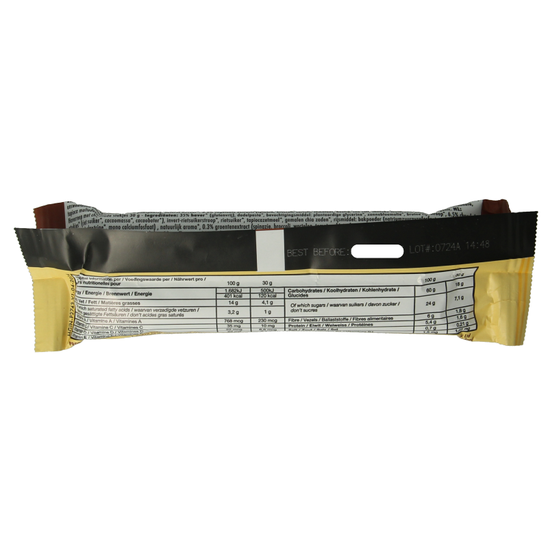 Made Good Morning bar chocolate chip bio 30 Gram