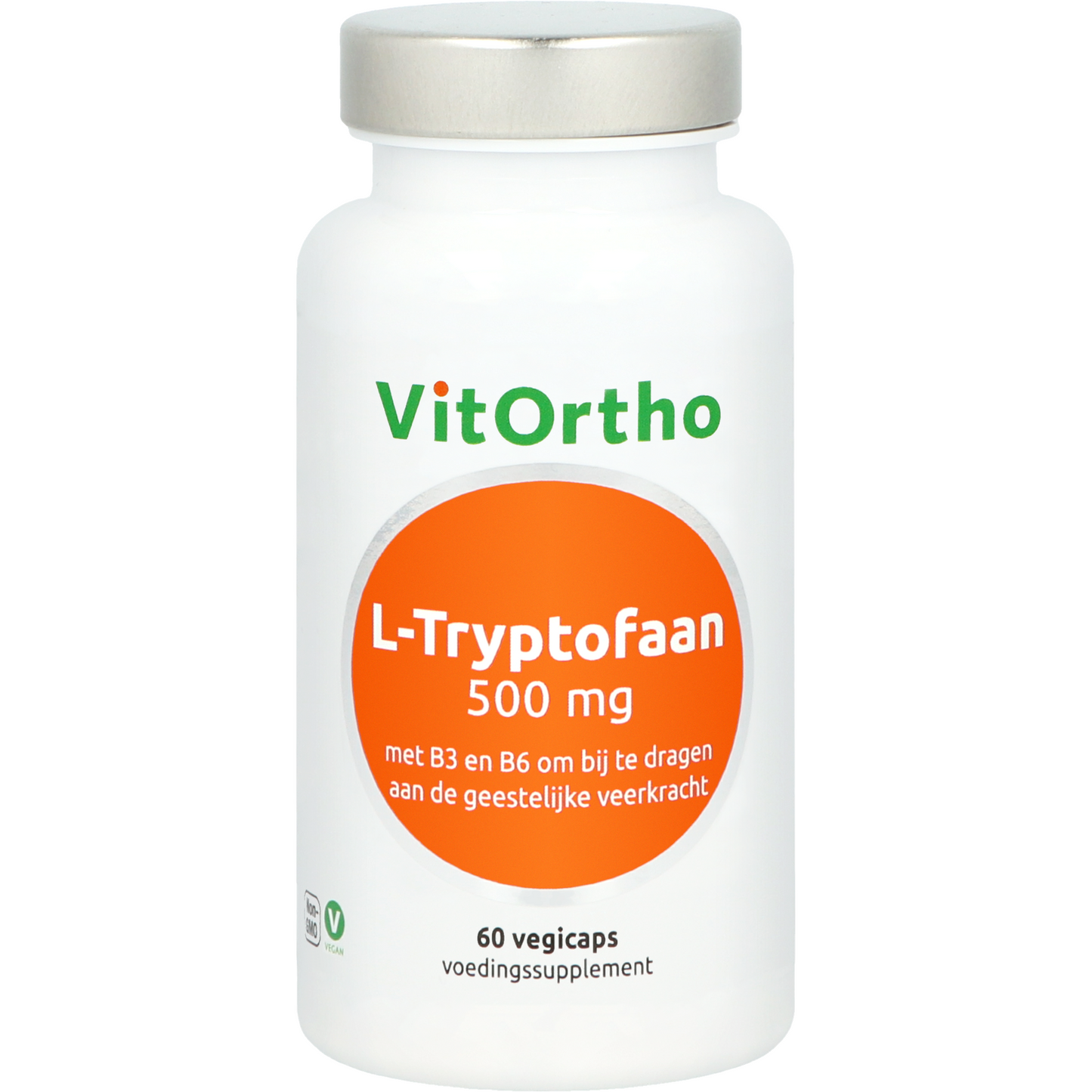 VitOrtho L-Tryptofaan 500 mg 60.00 Vegetarische capsules