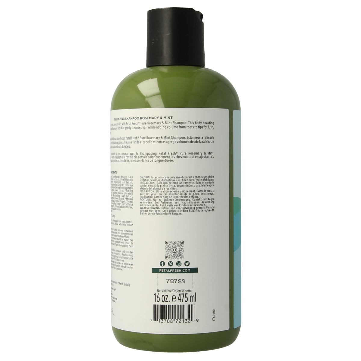 Petal Fresh Shampoo rosemary & mint 475.00 Milliliter