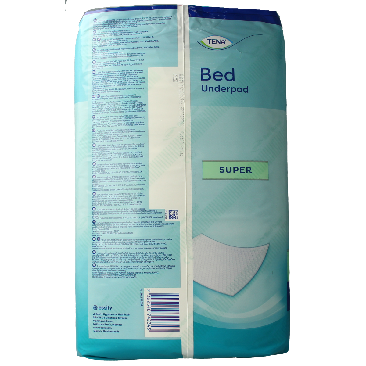 Tena Bed super 60 x 90 35.00 Stuks