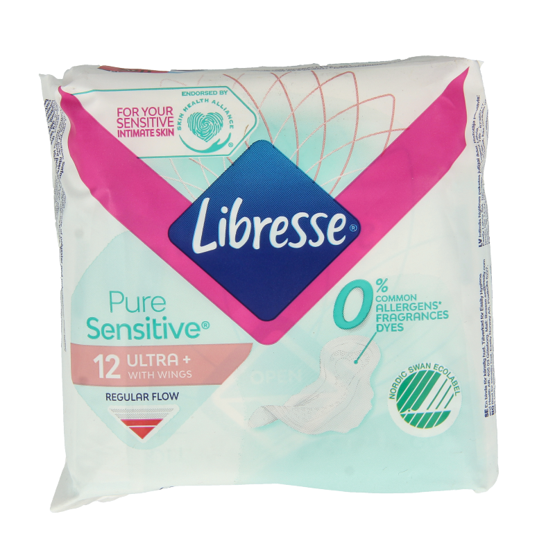 Libresse Maandverband pursens ultra normaal 12 Stuks