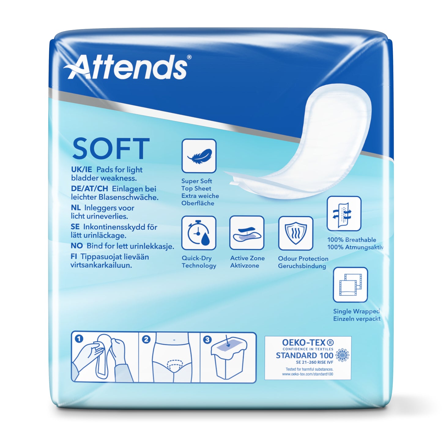 Attends Inlegger soft extra plus 3 10.00 Stuks