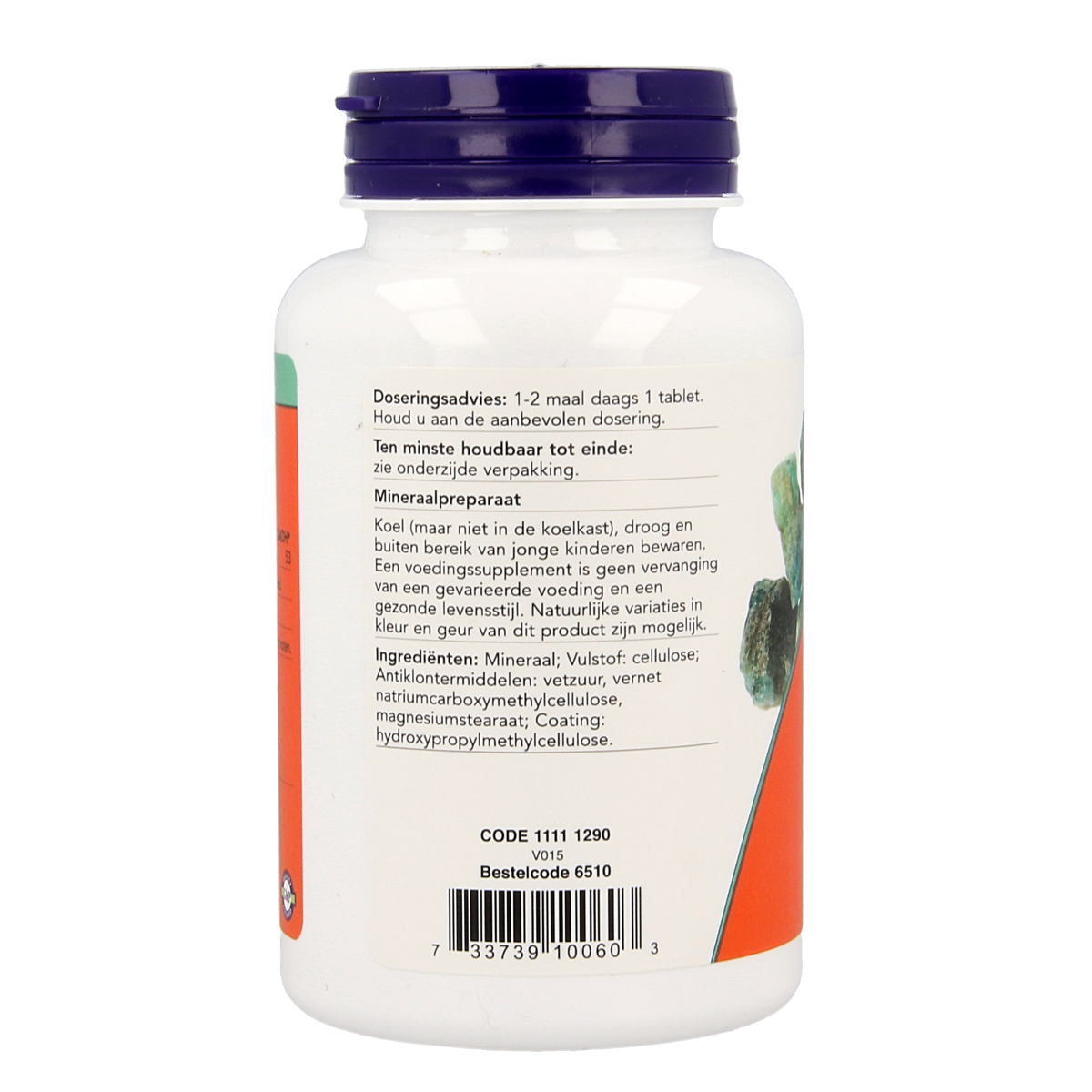 NOW Magnesium citraat 200mg 100.00 Tabletten