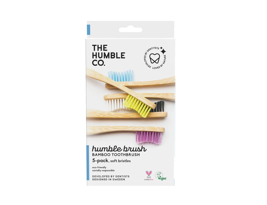 The Humble Co Tandenborstels Bamboe - Soft 5.00 Stuks