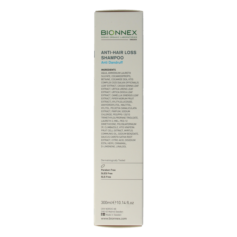 Bionnex Shampoo anti hair loss anti dandruff 300 Milliliter