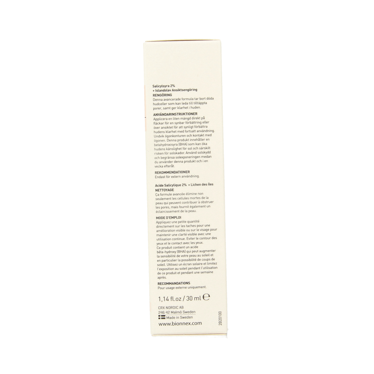 Bionnex Nordea serum salycilic acid 30.00 Milliliter