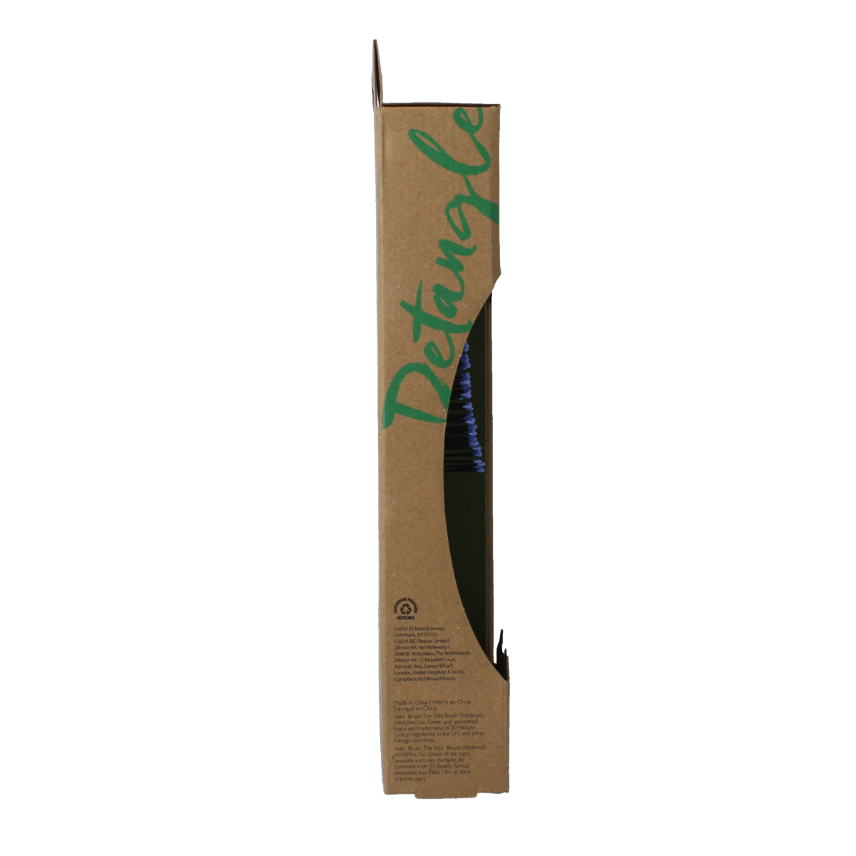 Wet Brush Go green detangler lavender 1.00 Stuks