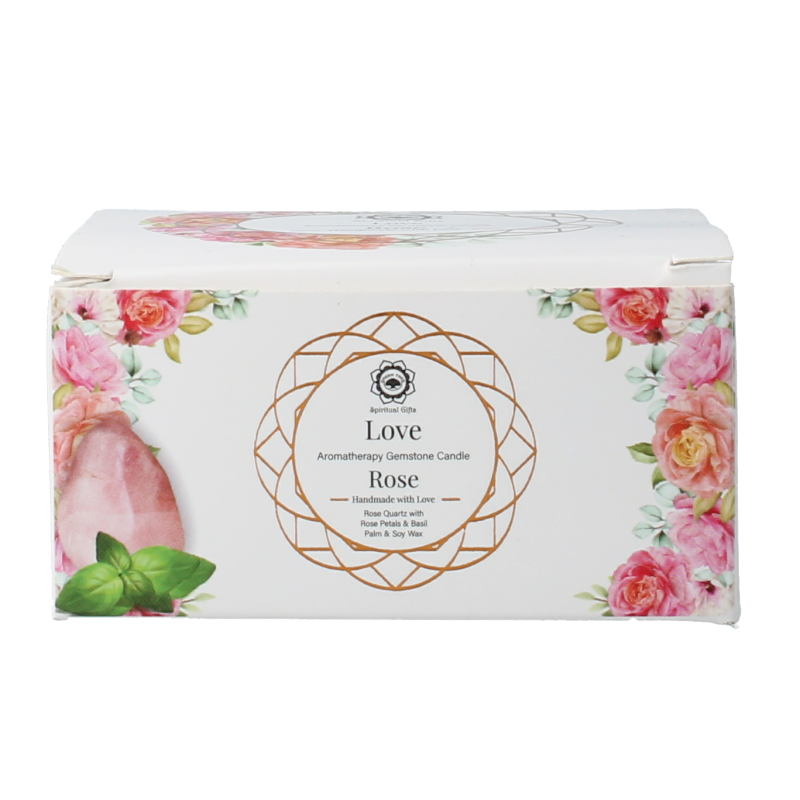 Bolsius Gemstone candle love rose 70 Gram