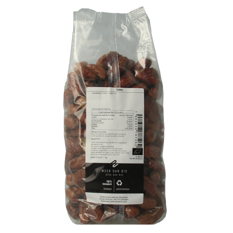 Bionut Dadels deglet nour bio 1 Kilogram