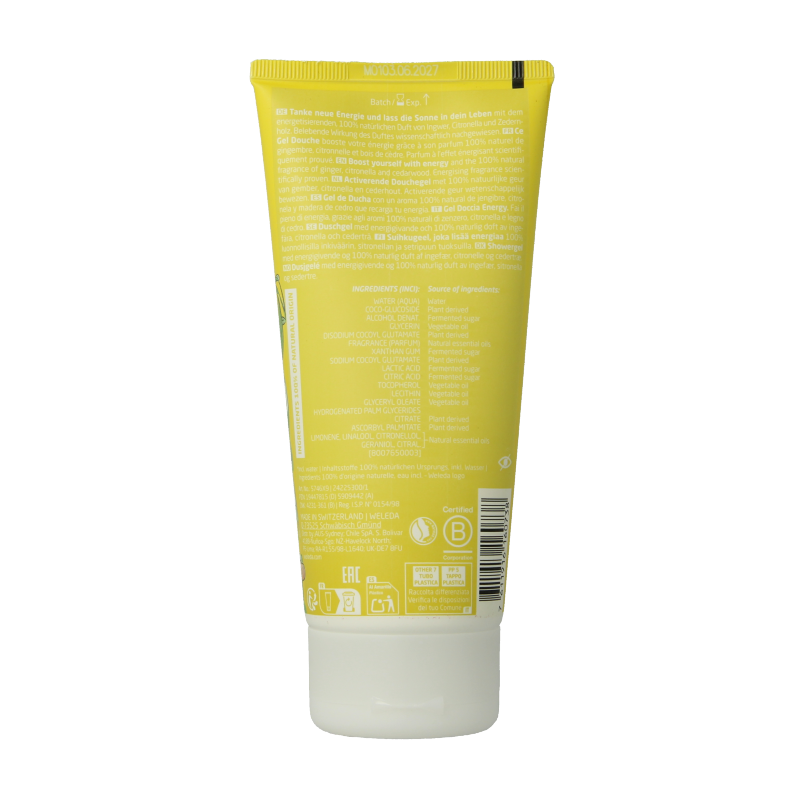 Weleda Energy douchegel 200 Milliliter
