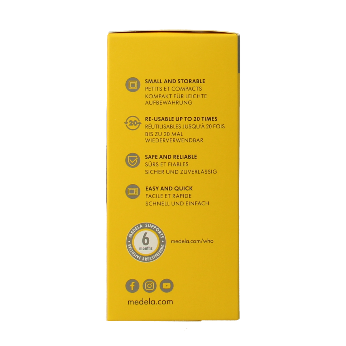 Medela Quick clean magnetronsterilisatiezakken 5.00 Stuks