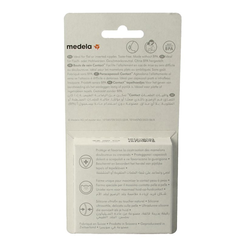 Medela Contact tepelhoedjes maat M 1.00 Paar