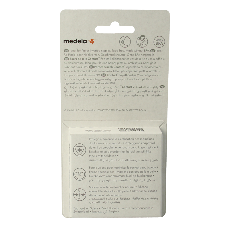 Medela Contact tepelhoedjes maat S 1 Paar