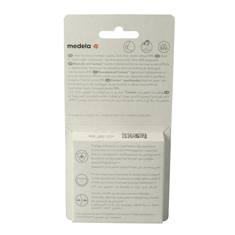 Medela Contact tepelhoedjes maat L 1 Paar