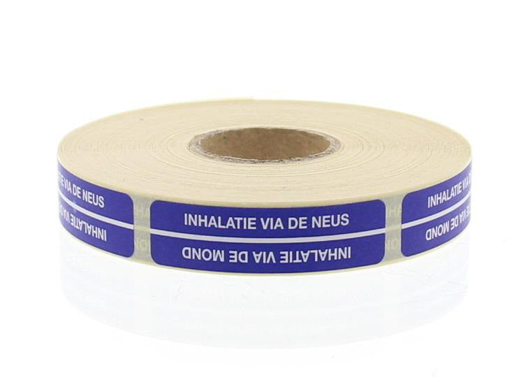 Blockland Strooketiket inhalatie via mond/neus 44 x 11mm 750.00 Stuks