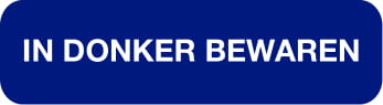 Blockland Strooketiket in donker bewaren 44 x 11mm 750 Stuks
